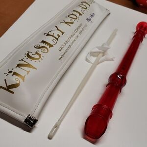 Kids Red Recorder Instrument